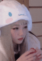 Cute Girl Eating GIF