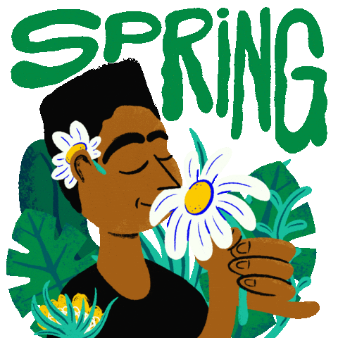 Blooming Spring Break Sticker by Hello All