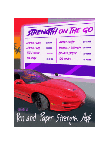Trans Am Strength Training Sticker by Sorinex