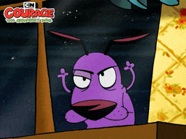 Scared Courage The Cowardly Dog GIF by Cartoon Network