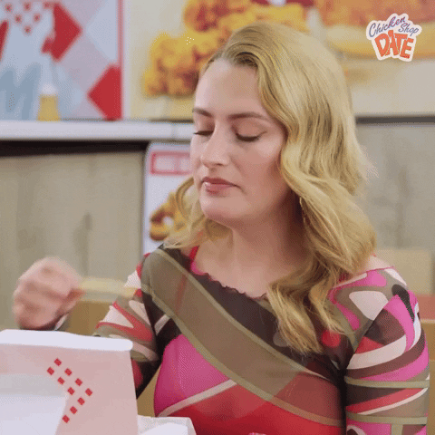Chips Eating GIF by Chicken Shop Date