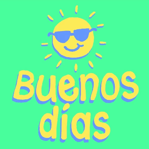  Buenos Días Buenos Dias Sticker de motionherz para iOS