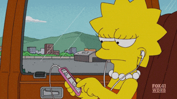 bored the simpsons GIF