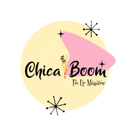 Chica Boom Pinup Magazine Sticker