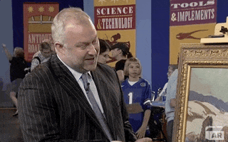 Reaction Shocked GIF by ANTIQUES ROADSHOW | PBS