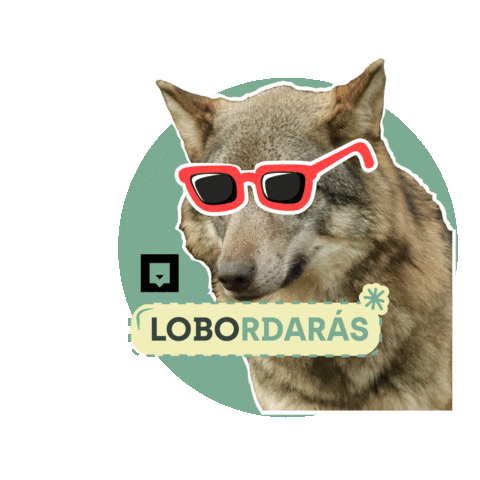 Sticker Wolf Sticker by Nubika Formacion