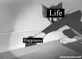 tom and jerry life is hard GIF