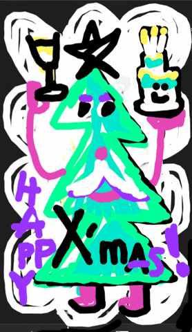 Happy Merry Christmas GIF by KaoruHironaka