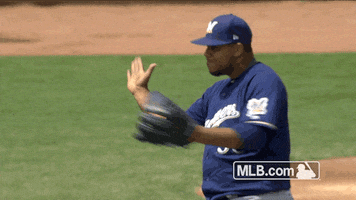 excited milwaukee brewers GIF by MLB