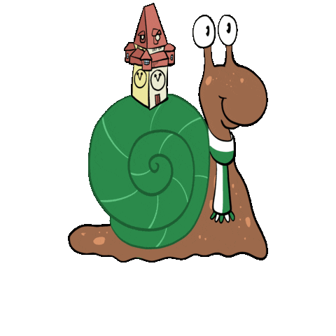 Laufschnecke Sticker by Team  Vegan.at