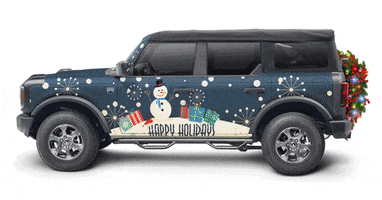 Driving Merry Christmas GIF by RealTruck