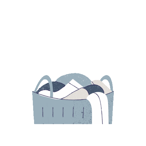 Vasketøj Sticker by Oprydningsnørden