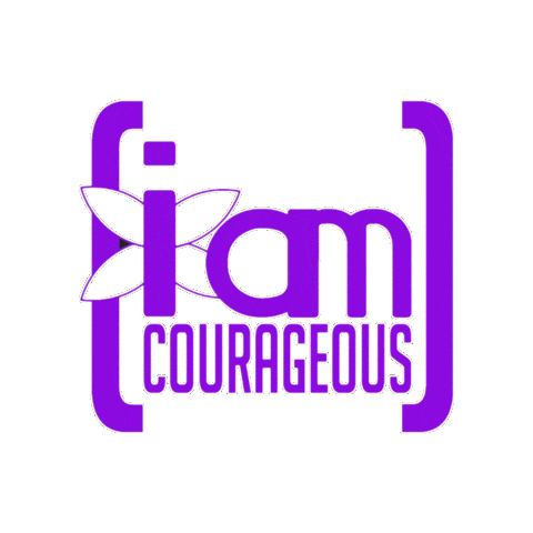 I Am Courageous Sticker