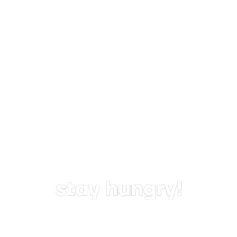 Stay Hungry Eating Sticker by markenmut AG