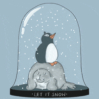 Let It Snow Christmas GIF by Frankie