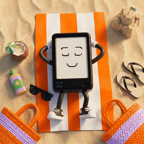 Chilling Beach Day GIF by Ledger