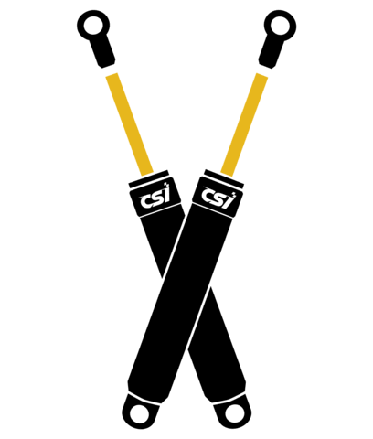 Sprint Car Shock Sticker by Competition Suspension Inc.