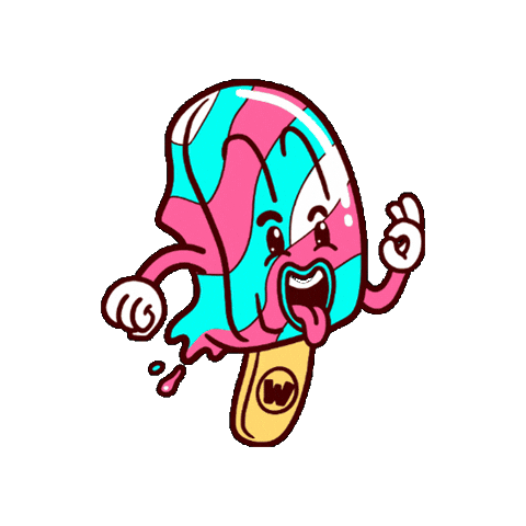 Icy Sticker by Waffle Up