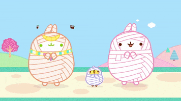 happy dance GIF by Molang.Official