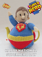 Superman Superhero GIF by TeaCosyFolk