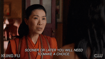 Choose Tv Show GIF by CW Kung Fu