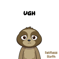 Sloth Ugh GIF by VeeFriends