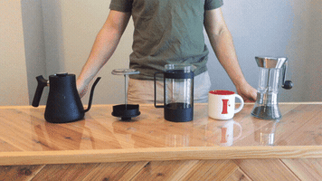 benputano coffee specialty coffee french press handground GIF