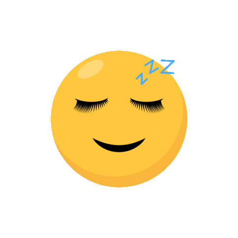 Sleepy Emoji Sticker by Lash Perfect