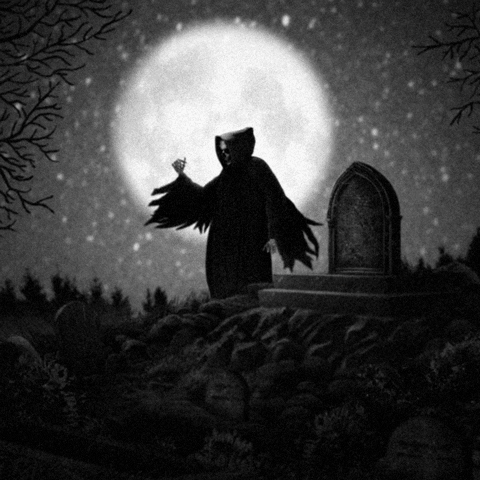 Happy Grim Reaper GIF by Kiszkiloszki