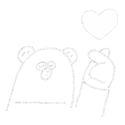 Bear Love Sticker