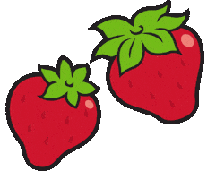 Strawberry Sticker by Erstwilder
