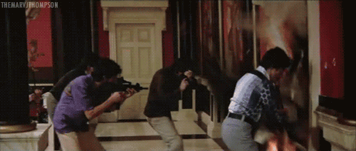 Image result for gun battle gif