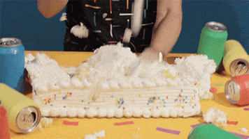 cake celebrate GIF by Birthday Bot