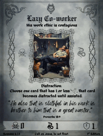 Slacking Card Game GIF