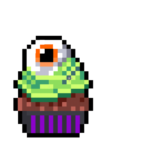 Pixel Halloween Sticker