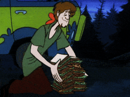 food cartoon hungry high scooby doo