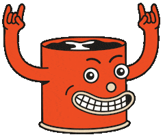 Cafe Mascot Sticker by Hard Lines Coffee