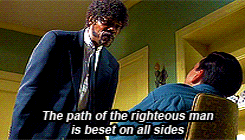 Image result for the path of the righteous man pulp fiction gif