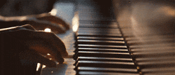 piano playing GIF
