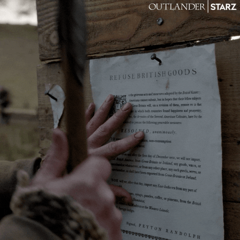 Notice Declaration GIF by Outlander