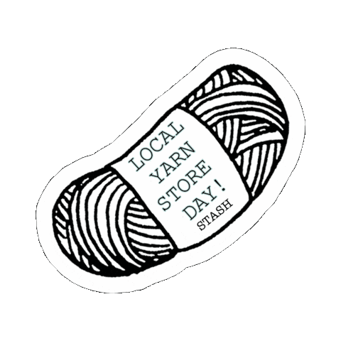 Crochet Knitting Sticker by Rick Rack Textiles