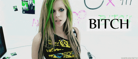 angry avril lavigne GIF
