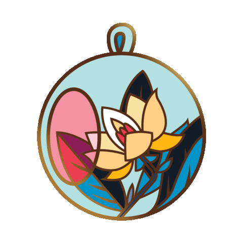 Flowers Magnolia Sticker