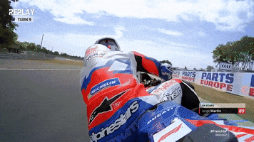 Crashing On Board GIF by MotoGP