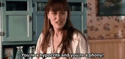 phony hypocrite GIF