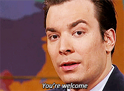 jimmy fallon youre welcome GIF