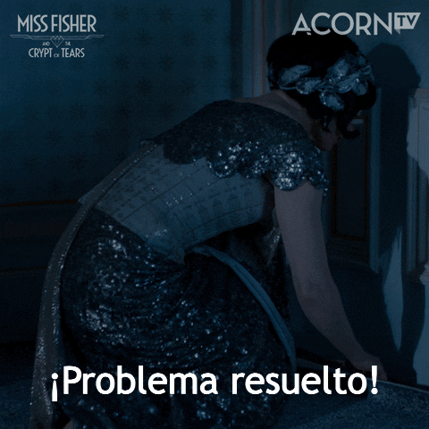 Miss Fisher GIF by Acorn TV Latin America