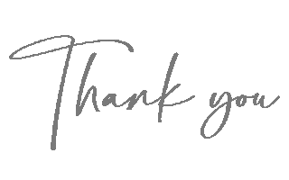 Typography Thank You Sticker