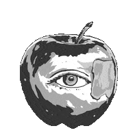 Eye Apple Sticker