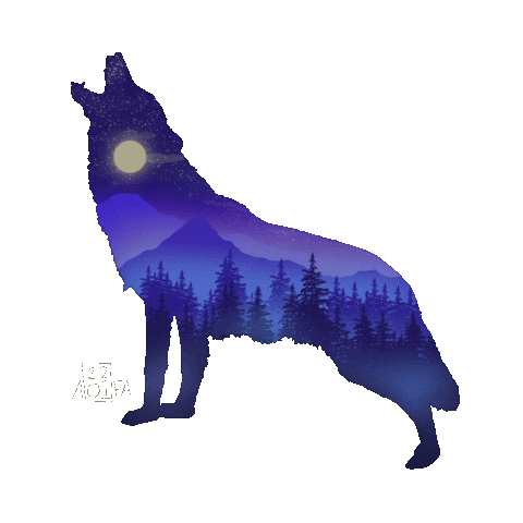 Wolf Sticker